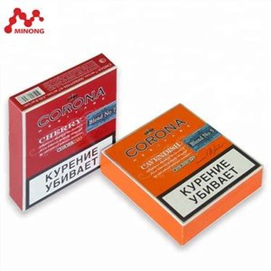 Caja de cigarrillos con tapa con bisagras al por menor
