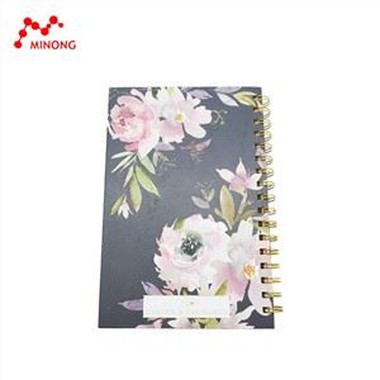 Cuaderno en espiral de tarjeta de índice