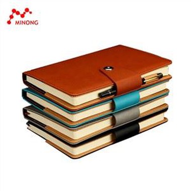 Cuaderno de espiral Color de cuero