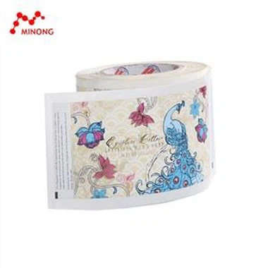 Botella de PVC impermeable adhesie Pegatina