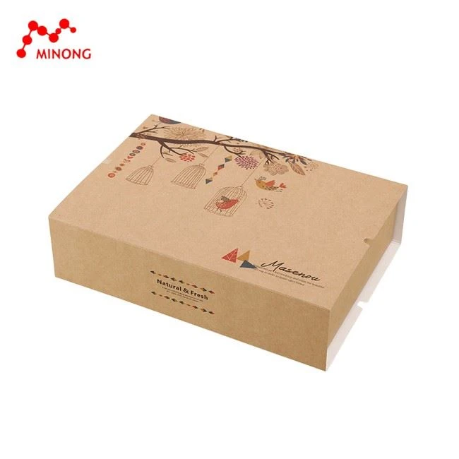 White card simulated kraft paper box Customized China